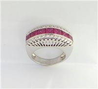 Anello Ponte Vecchio Gioielli Donna in Oro Rubino 2.24 Ct SA124RUW-16 - SA124RUW-16